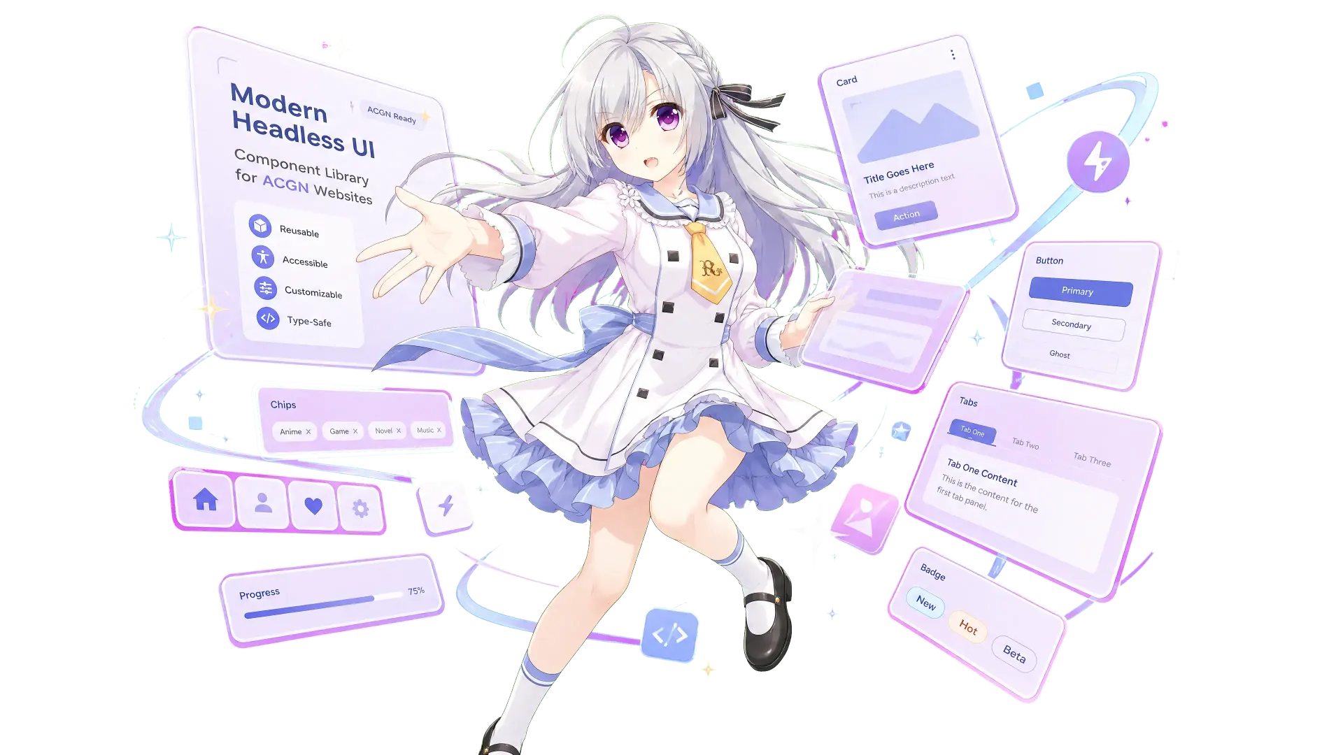 KunUI —— 专为 ACGN 网站设计的现代无头 UI 组件库